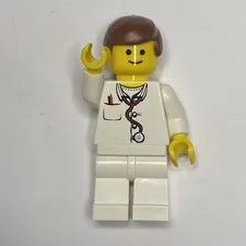 LEGO Classic Town Minifig Doctor Nurse Male Mini Fig Figure