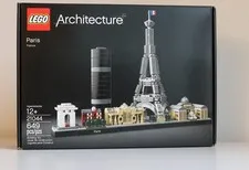 LEGO 21044 Paris *Complete w/Manual & Box* Architecture Skyline Adult Owned