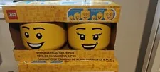 LEGO Storage Head Set, 6-Pieces NEW