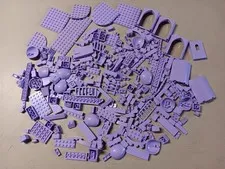 LEGO BULK LOT 300 LAVENDER BRICKS PLATES & SPECIALTY PIECES