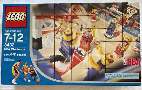 LEGO Sports Basketball NBA Challenge 3432 Complete Set 441 pcs Sealed box