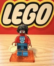 Lego CMF Pavitr Prabhakar / Spider-Man India Minifigure With Accessory