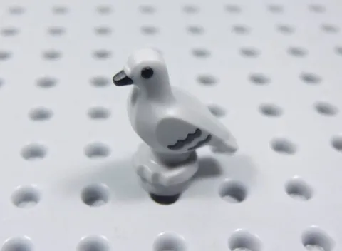 LEGO Light Bluish Gray Pigeon Bird Animal Minifig AC