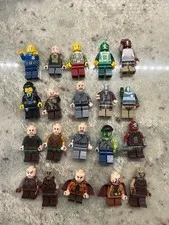 LEGO Minifigure Lot 20 Figures Lord of the Rings Orcs Lake-town City Police