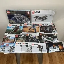 LEGO Star Wars Instruction Manuals Books Only Lot of 17