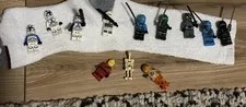 Authentic LEGO Minifigure Lot of 12 Star Wars, Ninja Figures