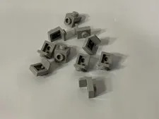 LEGO Plate 1X1 w/ 1.5 Plate 1X1 Downwards Light Bluish Gray 6248078 New x10
