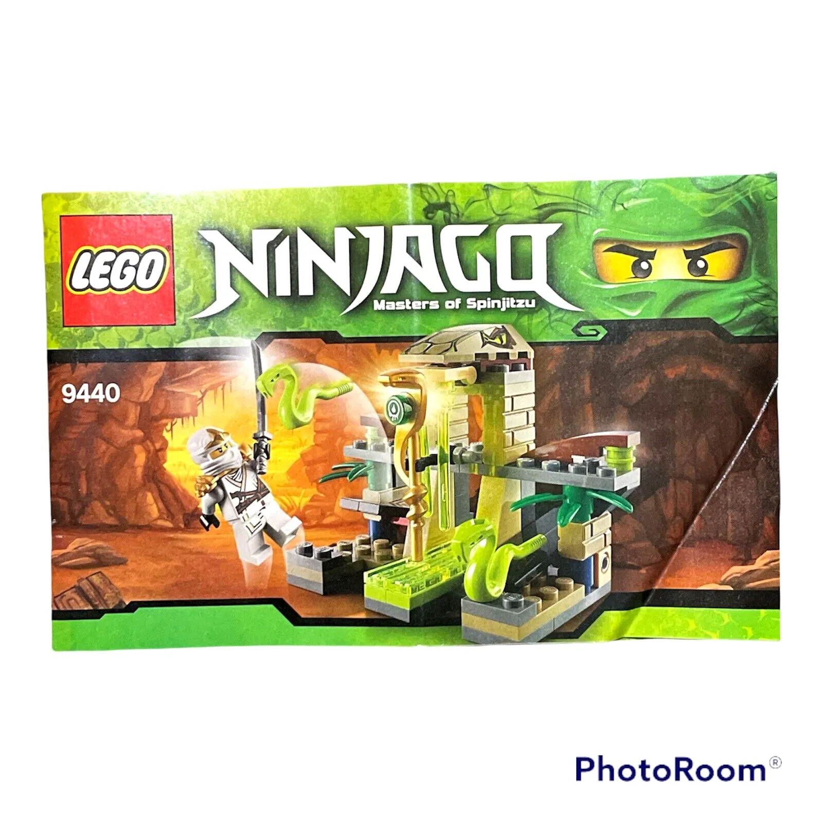 LEGO Ninjago 9440 Veromari Shrine Instruction Manual ONLY