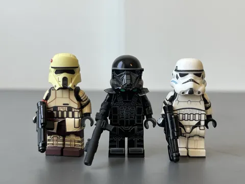 Custom Lego Star Wars Shore trooper Death trooper Minifigure Lot - Scarif Troops