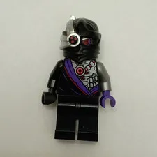 LEGO NINJAGO Zane Minifigure w/ Cybernetic Headpiece & Printed Torso