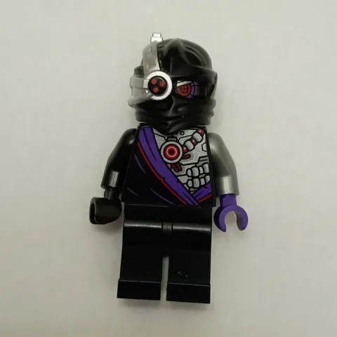 LEGO NINJAGO Zane Minifigure w/ Cybernetic Headpiece & Printed Torso