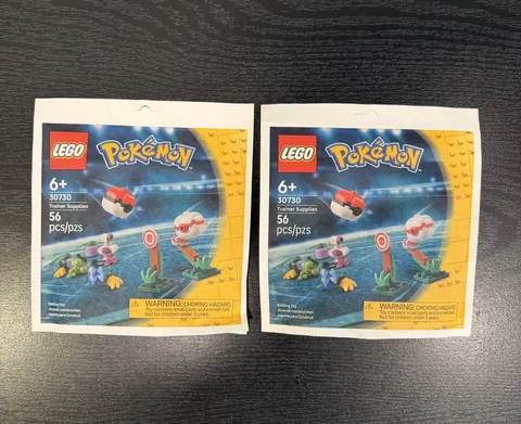 LEGO Pokémon Trainer Supplies 30730 Polybag Set 56pcs *Lot Of 2* Brand New