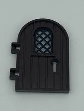 Lego brown Door with Key Hole Harry Potter Arkham asylum 7785 replacemen piece 