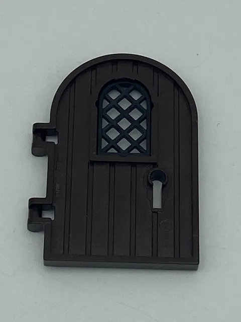 Lego brown Door with Key Hole Harry Potter Arkham asylum 7785 replacemen piece 