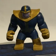 LEGO Marvel Thanos Bigfig Minifigure Dark Blue & Gold, Plastic