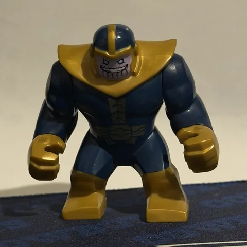 LEGO Marvel Thanos Bigfig Minifigure Dark Blue & Gold, Plastic