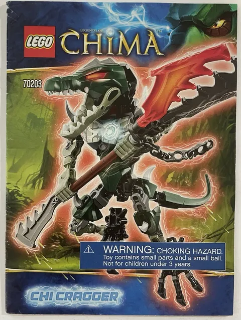 LEGO® CHIMA CHI CRAGGER 2013 Instruction Manual 70203