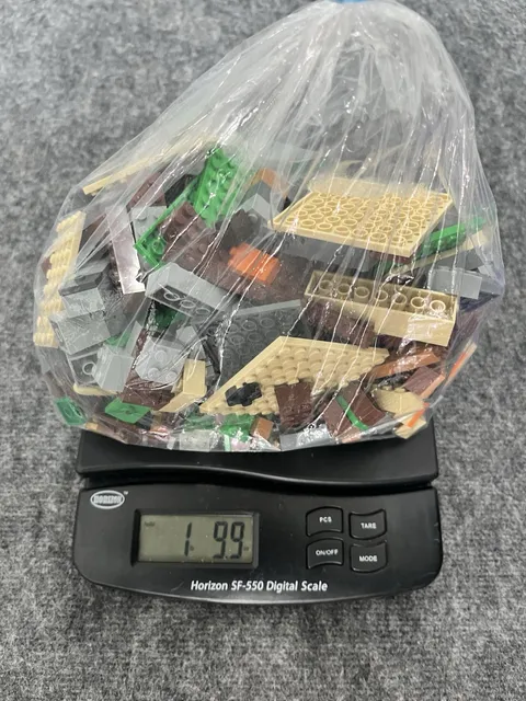 Lego Mixed Lot Of 1.9 Lbs Bricks, Parts, Pieces -Minecraft ?