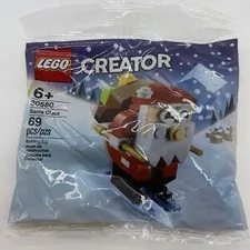 New LEGO Christmas Holiday Santa Claus Skiing 69 pcs 30580