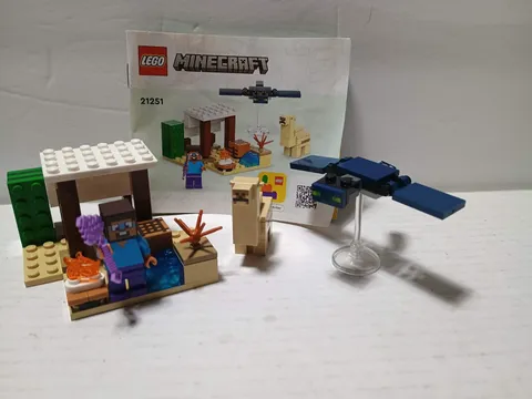 Lego 21251 Minecraft Steve's Desert Expedition - Used Complete w/ Manual Retired