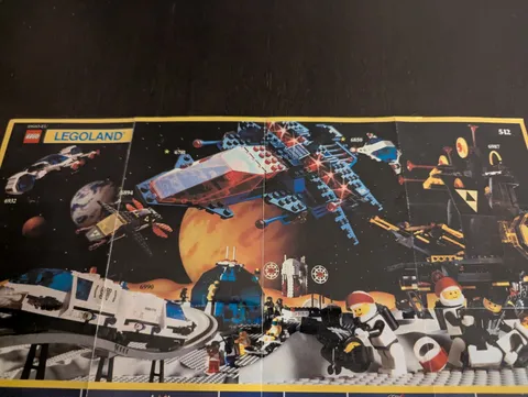 Vintage (1989) LEGO Space Police I & Blacktron I Sets Poster - RARE