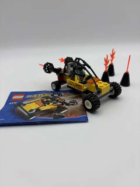 Vintage LEGO Racers 6519 Turbo Tiger Complete Set Minifigure Instructions 1998
