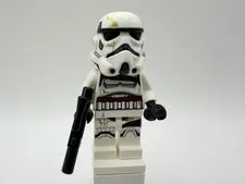 LEGO STAR WARS Part sw1358 - Night Trooper, white helmet, gold cracks - MINT -