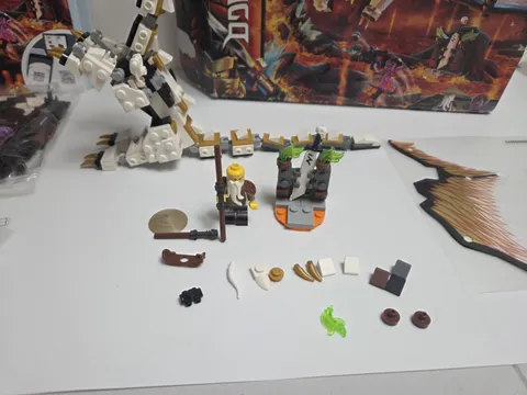 Lego 71718 Ninjago  wuss battle  dragon #1-2 opened build  #3 sealed  as is