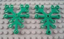 New LEGO Lot of 2 Green 6x5 Plant Tree Leaves