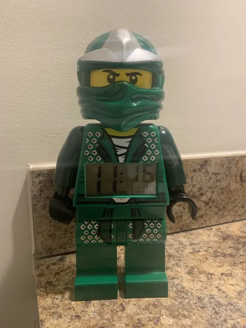 LEGO Ninjago Lloyd 2012 ZX Rise of the Snakes 9” Digital LCD Alarm Clock  