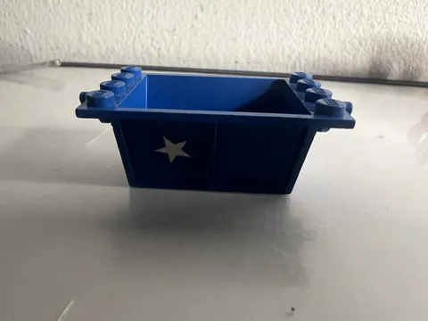 Vintage LEGO Part: Blue Tipper Bucket For 2 x 4 Truck Vehicle ob