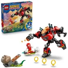 LEGO Sonic the Hedgehog Knuckles vs. Dr. Eggman Egg Crusher Mech, Ages 8+- 77005