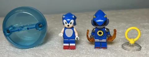 LEGO Sonic The Hedgehog 2 Minifigures son004 son029 Metal Speed Sphere Ring
