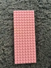 LEGO Pink Stackable Plate Piece, Plastic, 1 Piece, Age 4+
