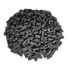 2x4 Bricks Building Blocks Kiloware Dark Grey 1 Kilo - 3001