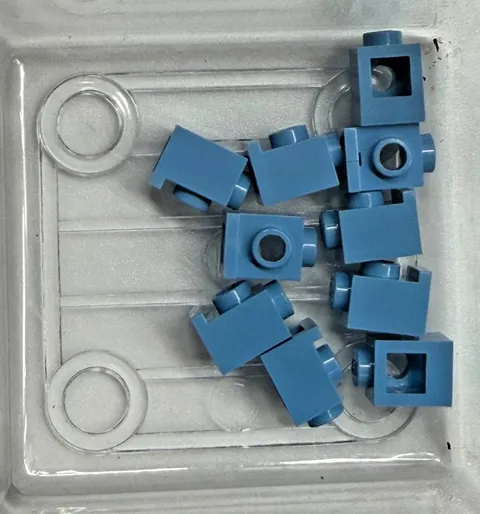 LEGO Brick, Modified 1 x 1 w/ Headlight, 4070, Medium Blue, QTY 10 Free Shipping