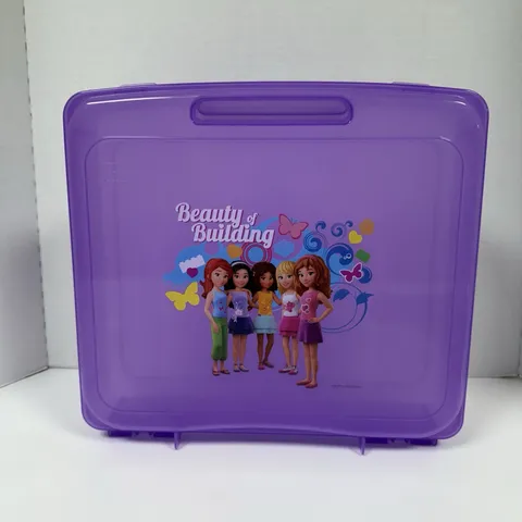 LEGO Storage Case LEGO FRIENDS Beauty of Building Large Purpl Clean Lightly Used