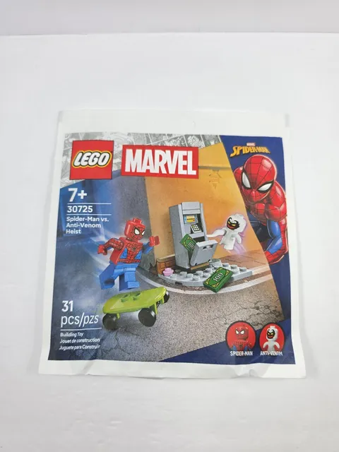 Lego Spider-Man vs. Anti-Venom Heist #30725 Marvel 2026 New Sealed ECO Paperbag