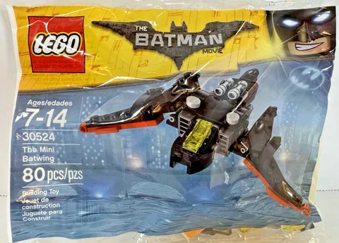 LEGO (30524) Batman Movie: The Mini Batwing New Sealed Retired Polybag Plane