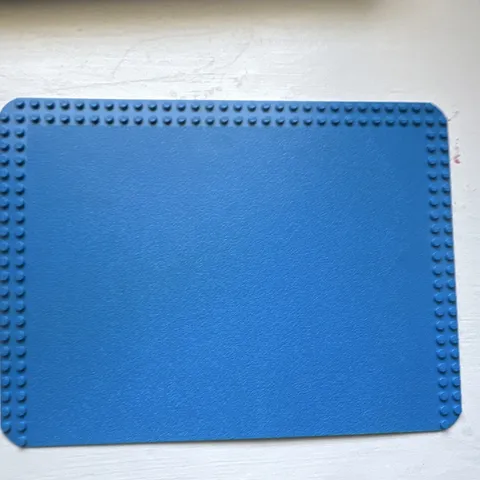 LEGO Vintage Blue Baseplate 1040 Plastic Base Plate, 1 Piece, Age 4+