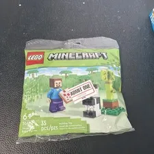LEGO Minecraft Steve and Baby Panda Polybag Set 30672 35 Pieces New Sealed
