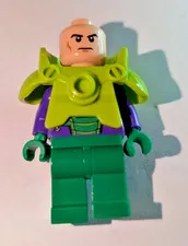 LEGO Lex Luthor sh0292 Minifigure Battle Armor Green Legs DC 10724 Complete