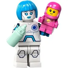 Brand New Lego Series 26 Nurse Android Minifigure - open, unused