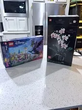 Lego Bundle (2) - Disney Princess Aurora Castle Set (NEW) + Botanical Collection