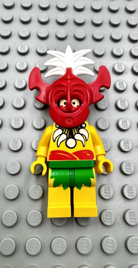 Lego King Kahuka Minifigure pi068 6278 6292 6256 6236 Pirates Islander