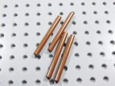 LEGO Lot of 4 Reddish Brown 4L Wands Lightsaber Blades Weapon Minifig BJ