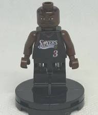 LEGO NBA (3564) Allen Iverson Minifigure #3 Philadelphia 76ers Basketball nba010