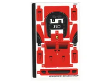 LEGO STICKER SHEET 75890 FERRARI F40 COMPETIZIONE from set New & Genuine