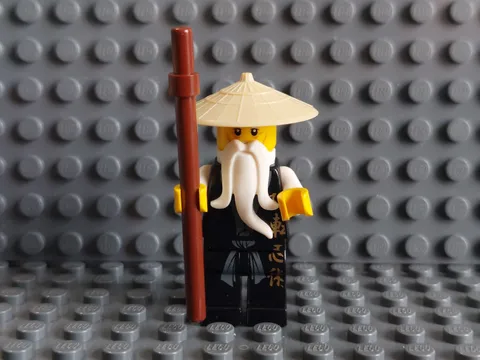 Lego 2507 Ninjago Sensei Wu Minifigure - Used