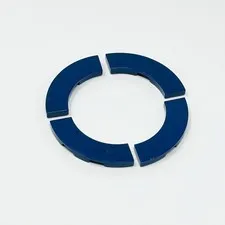 79393 LEGO Parts Tile Round Corner 3x3 Macaroni (Earth) DARK BLUE (4)